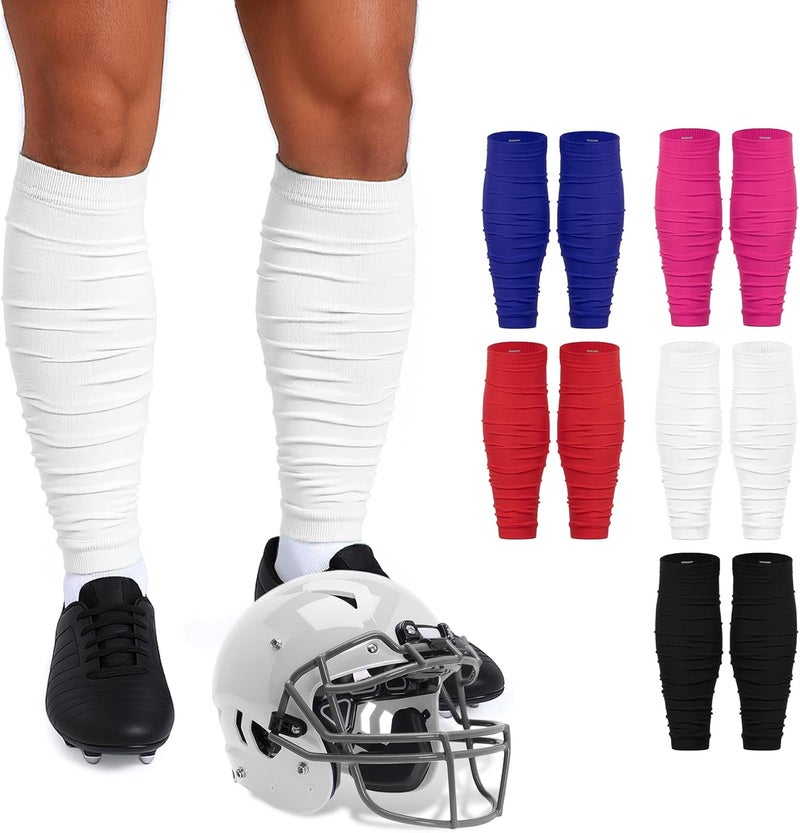 Zando Leg Compression Sleeves for Men – Football Shin Guard Grip Pre Cut Soccer Socks For Calf Support Muscle Recovery - Image 1